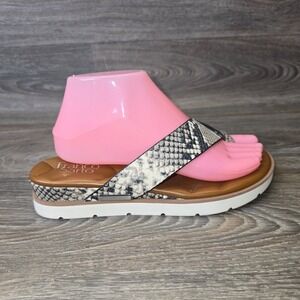 Franco Sarto Darious Slide Sandals Women's Size 8 M Multi‎ Snake MSRP $109